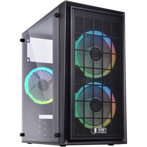 Корпус без БЖ, QUBE QBC01 Black (QBC01_FCNU3)