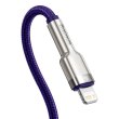 Кабель Baseus Cafule Series Metal Data Cable Type-C to Lightning PD 20W 1.0m Purple