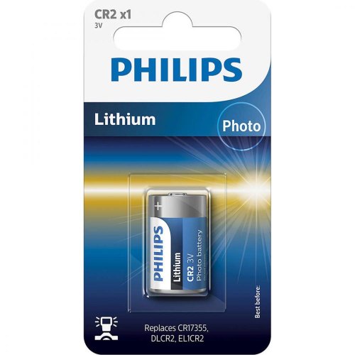 Батарейка Philips   літієва CR2  блістер, 1 шт