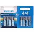 Батарейка Philips Ultra Alkaline лужна AA блістер, 8 шт