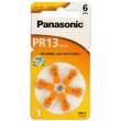 Батарейка Panasonic повітряно-цинкова PR13(PR48, AC13, DA13, AG5, ZA13) блістер, 6 шт.