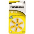 Батарейка Panasonic повітряно-цинкова PR230(10A, AC230E/EZ, ZA10, PR70, DA10) блістер, 6 шт.