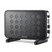 Конвектор електричний Ardesto CHH-2000MBR 2000 Вт, 20 м2, відкритий нагрів. елемент, IP20, мех. керування, чорний із візерунком ромби