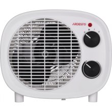 Тепловентилятор Ardesto FHY-2000WB 2000 Вт, спіральний нагрів. елемент, IP20, білий з чорними регуляторами