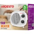 Тепловентилятор Ardesto FHY-2000WB 2000 Вт, спіральний нагрів. елемент, IP20, білий з чорними регуляторами
