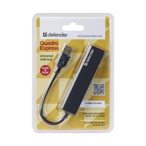 USB Hub Defender Quadro Express USB3.0, 4 порта