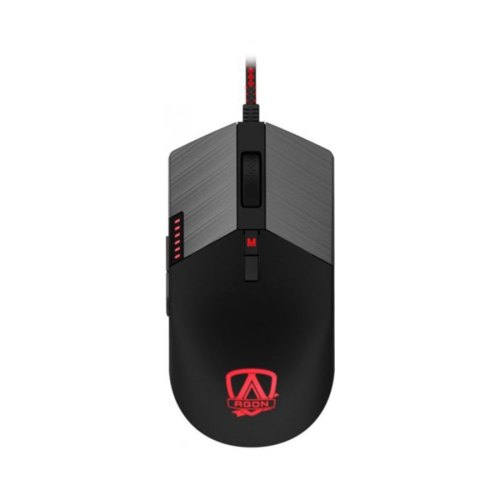 Мишка AOC AGON AGM700 ігрова, 1600dpi., 8кн., RGB PMW3389 чорна