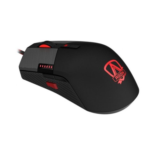 Мишка AOC AGON AGM700 ігрова, 1600dpi., 8кн., RGB PMW3389 чорна