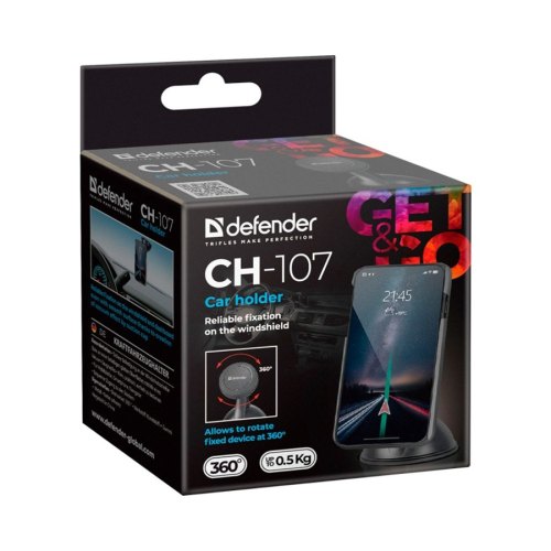 Автомобільне кріплення Defender CH-107 магніт, на скло