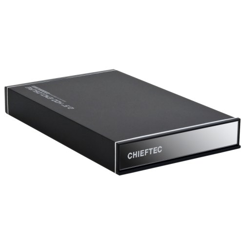 Корпус для 2.5 HDD/SSD CHIEFTEC CEB-7025S, aluminium/plastic,USB3.0,RETAIL