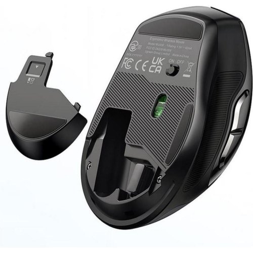 Мишка UGREEN 2.4GHz MU006, бездротова, 4000dpi., 4кн.,Silence Design, Чорна
