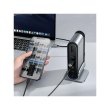 Док-станція USB3.2 Type-C-->2xHDMI/2xDP/2xUSB-C/3xUSB/RJ45/SD/TRRS 3.5mm/PD 100W + БЖ 16 in 1 Baseus