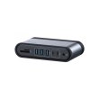 Док-станція USB3.2 Type-C-->2xHDMI/2xDP/2xUSB-C/3xUSB/RJ45/SD/TRRS 3.5mm/PD 100W + БЖ 16 in 1 Baseus