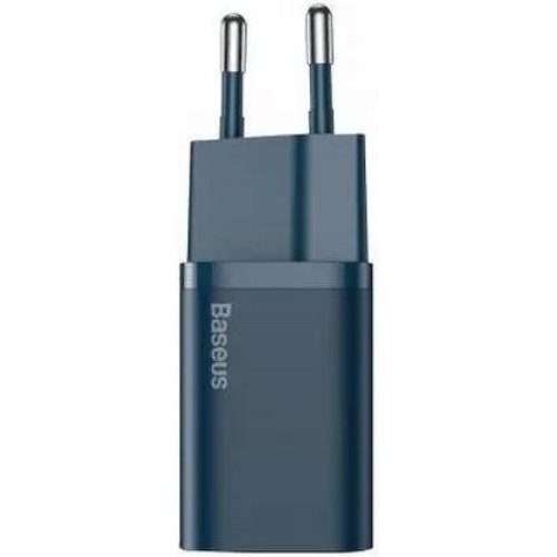 МЗП Baseus Super Si Quick Charger 1C for APPLE 20W (+ Simple Wisdom Data Cable Type-C to Lightning 1m), Blue