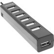 USB Hub Defender Quadro Swift 7-port USB2.0 пасивний, чорний