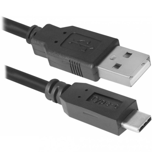 Кабель USB AM-Type C M, 1.0м, чорний, 09-03 PRO Defender