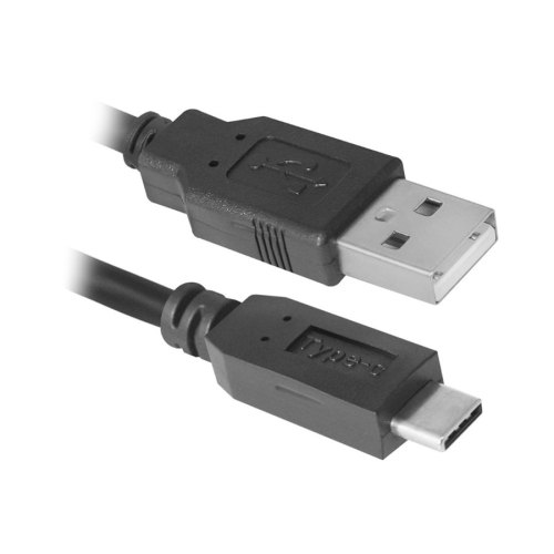 Кабель USB AM-Type C M, 1.0м, чорний, 09-03 PRO Defender