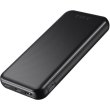 Зовнішній акумулятор Power Bank Choetech 10000mAh, 18W PD QC3.0, USB-C In/out, USB-A Li-pol Black