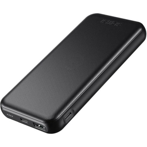 Зовнішній акумулятор Power Bank Choetech 10000mAh, 18W PD QC3.0, USB-C In/out, USB-A Li-pol Black