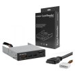 Card Reader 2x USB3.2, 2x Type-C,1x PD3.0, 1x QC3.0 USB, внутрішній, 3.5 чорний CRD-908H Chieftec