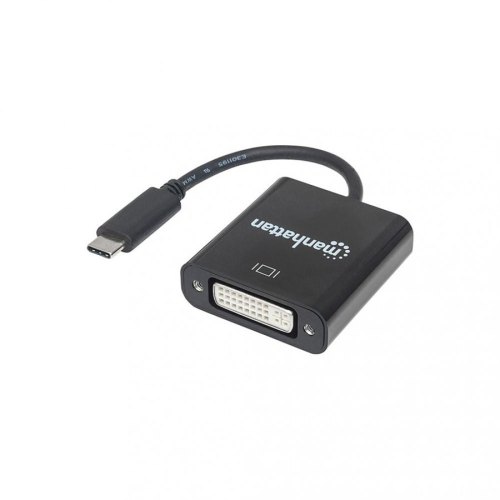 Перехідник USB3.1 Type-C --> DVI (F), Manhattan