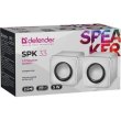 Акустична система 2.0 Defender SPK-33, 5Вт, біла, USB