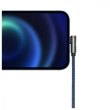 Кабель USB AM-Lightning M, 2 м, 2.4A, 90° Синій, Legend Series Elbow CACS Baseus