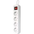 Power filtr 1.8м Defender S418 Выключатель, 4 розетки