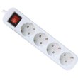 Power filtr 1.8м Defender S418 Выключатель, 4 розетки
