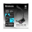 Ігровий стрім мікрофон Pitch GMC 200 3,5 мм, LED, провід 1.5 м