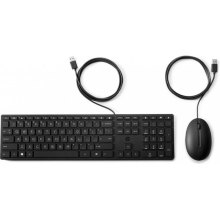 Комплект дротовий HP Wired Desktop 320MK Mouse and Keyboard, укр