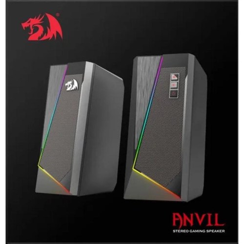 Акустична система  2.0 Redragon Anvil GS520, 6Вт (RMS) USB, 3.5мм чорна
