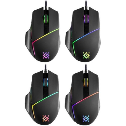 Мишка Defender Warfame GM-880L ігрова, 12800dpi., 8кн., RGB