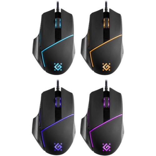 Мишка Defender Warfame GM-880L ігрова, 12800dpi., 8кн., RGB