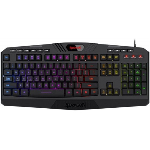 Клавіатура ігрова Redragon Harpe2 UKR RGB підставка USB