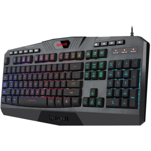 Клавіатура ігрова Redragon Harpe2 UKR RGB підставка USB