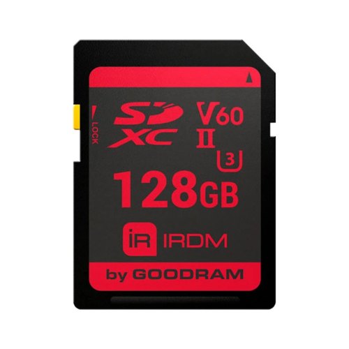 Memory card Secure Digital  128Gb GoodRAM IRDM SDXC V60 UHS-II U3 Retail