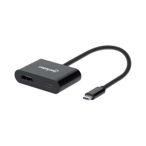 Док-станція USB3.1 Type-C --> DisplayPort(Thunderbolt 3)/PD 60W/ Black Manhattan