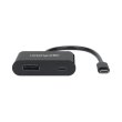 Док-станція USB3.1 Type-C --> DisplayPort(Thunderbolt 3)/PD 60W/ Black Manhattan