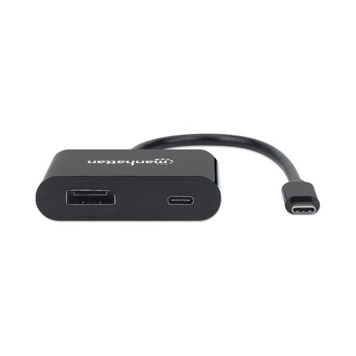 Док-станція USB3.1 Type-C --> DisplayPort(Thunderbolt 3)/PD 60W/ Black Manhattan