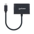 Док-станція USB3.1 Type-C --> DisplayPort(Thunderbolt 3)/PD 60W/ Black Manhattan