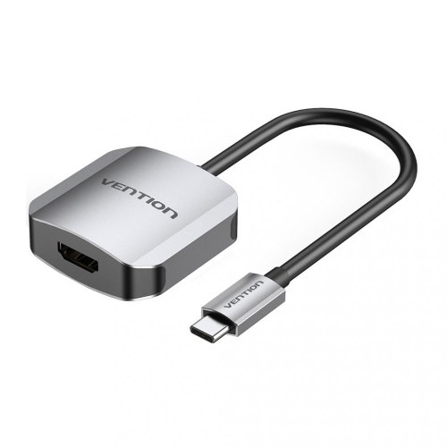 Перехідник USB3.1 Type-C --> HDMI (F), 4K 30HZ, кабель 0.15м, Vention