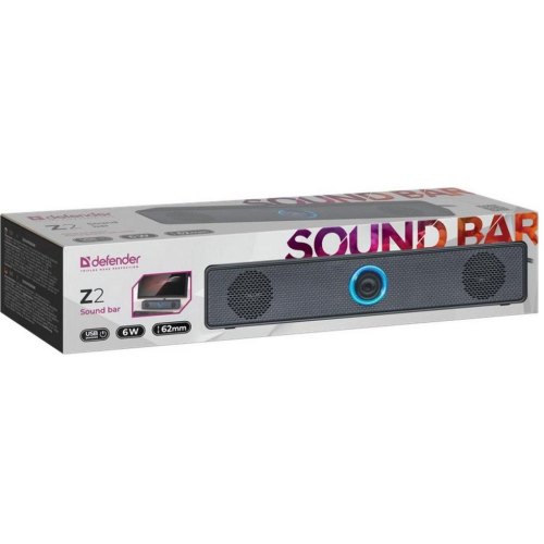Акустична система 1.0 Defender Саундбар Z2 6 W, підсвічування, USB
