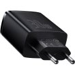 МЗП Baseus Compact Quick Charger 2U+C 30W EU Black