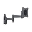 Кріплення для ТВ Manhattan MH TV 13 - 32 423670 VESA100х100/Max 15kg/Double-Link Swing Arm/Black