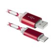 Кабель USB AM-micro BM, 1.0 м, червоний, 08-03LT Defender