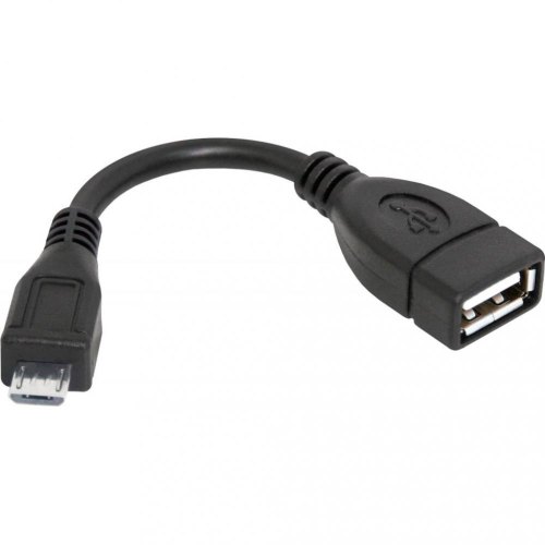 Перехідник OTG micro USB M - USB AF, 8см