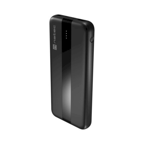 УМБ Natec 10000mah Trevi SlimQ 2xUSB QC 3.0 20W +PD Type-C18W чорна
