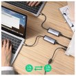Перехідник USB3.1 Type-C --> Ethernet RJ45 1000Mb CM275 cірий Ugreen