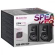 Акустична система 2.0 Defender SPK-270 10Вт, чорна, пластик, USB